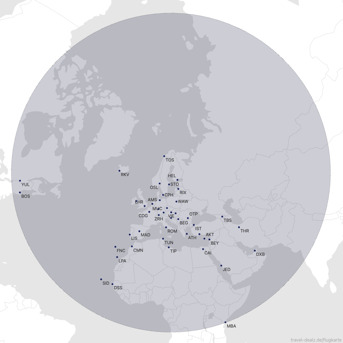 Reichweite Praetor 600